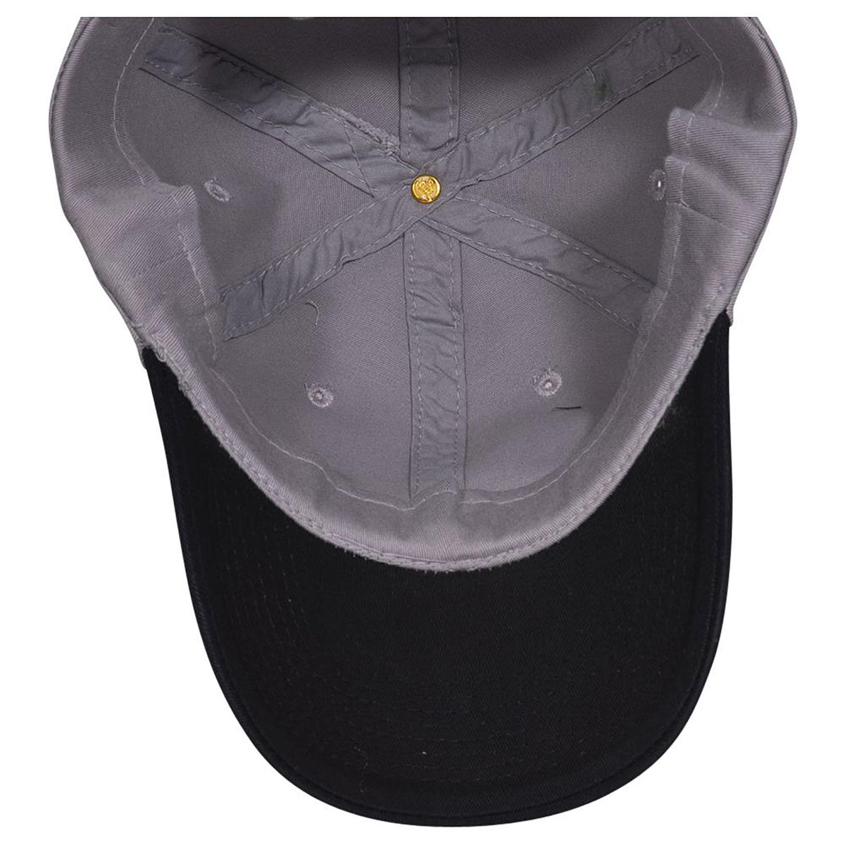 Inside View of 014 - Gray OTTO CAP "OTTO FLEX" Fitted 6 Panel Low Profile Dad Hat