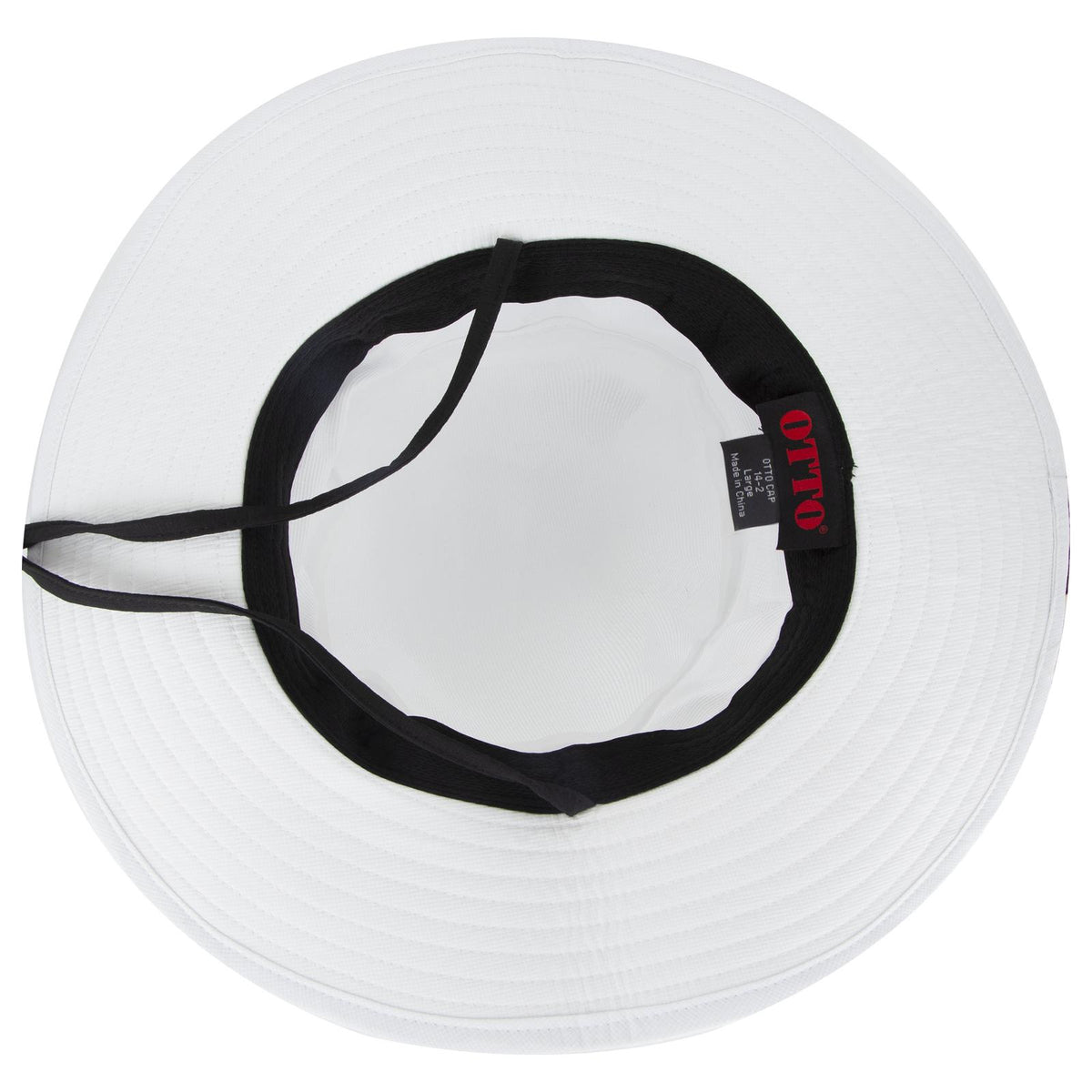 Inside View of 016 - White OTTO CAP Boonie Hat