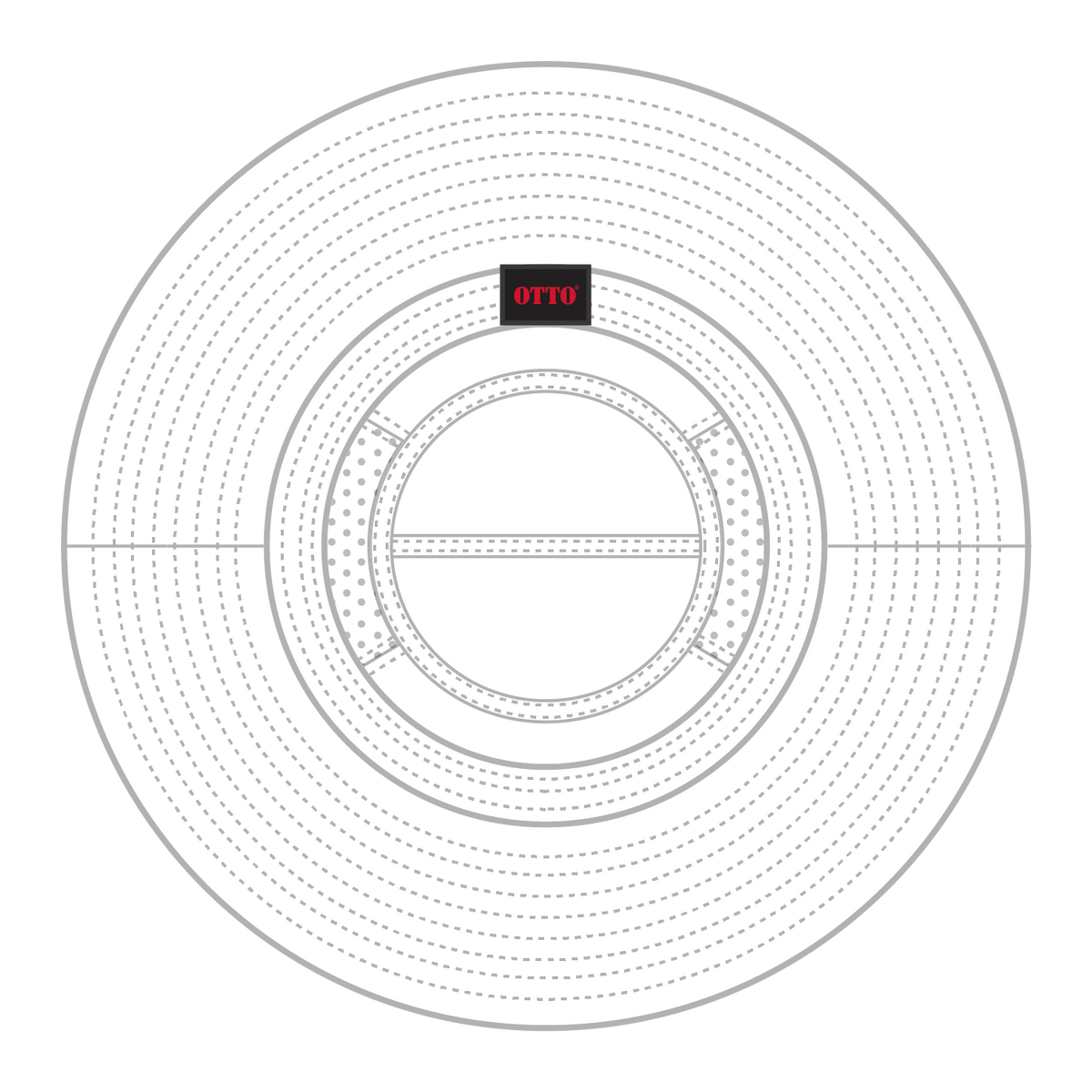 Inside View of 016 - White OTTO CAP Bucket Hat