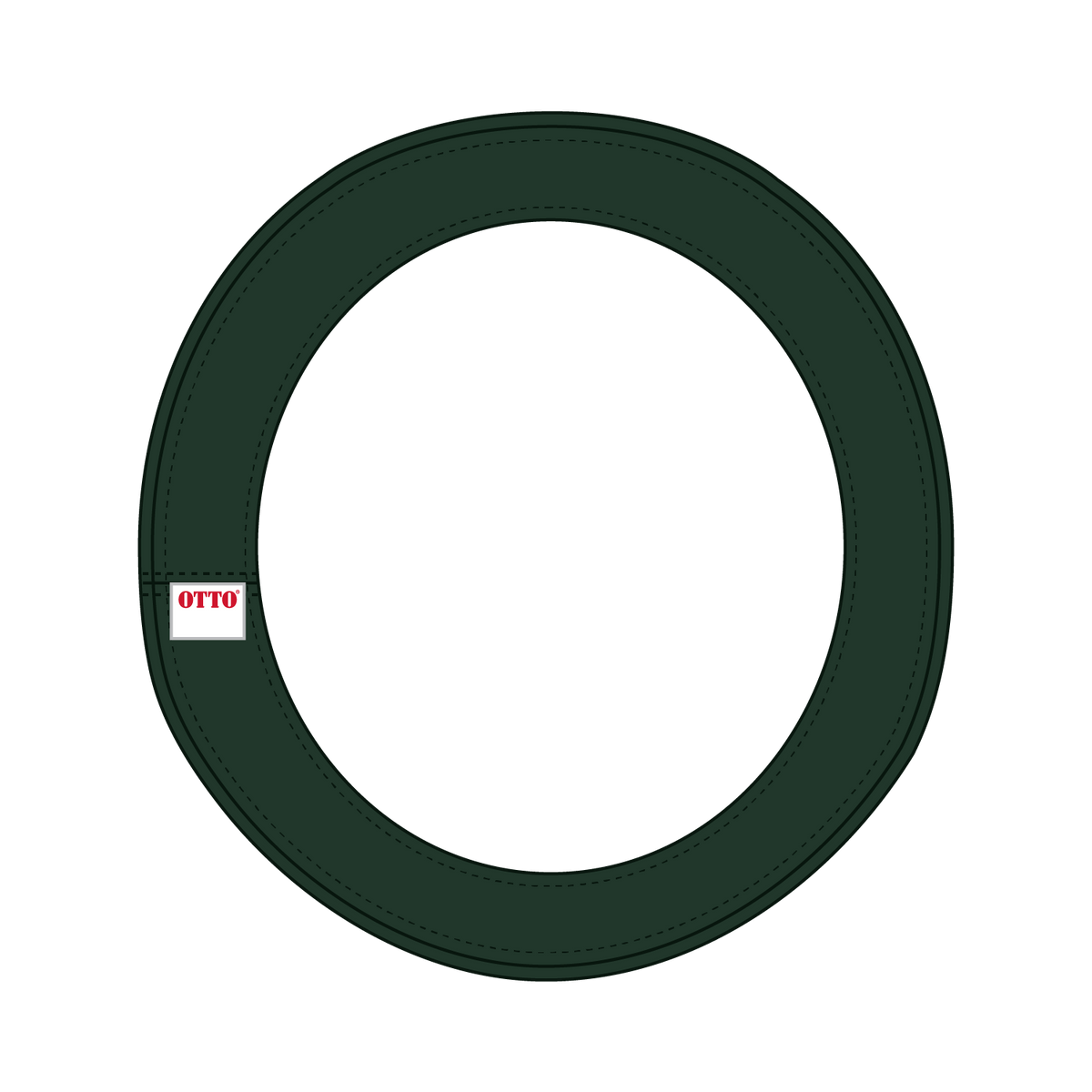 Inside View of 017 - Dk. Green OTTO CAP Hat Band