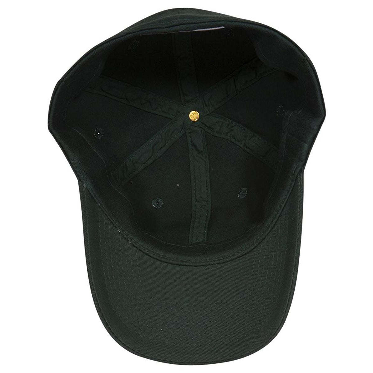 Inside View of 017 - Dk. Green OTTO CAP "OTTO FLEX" Fitted 6 Panel Low Profile Dad Hat