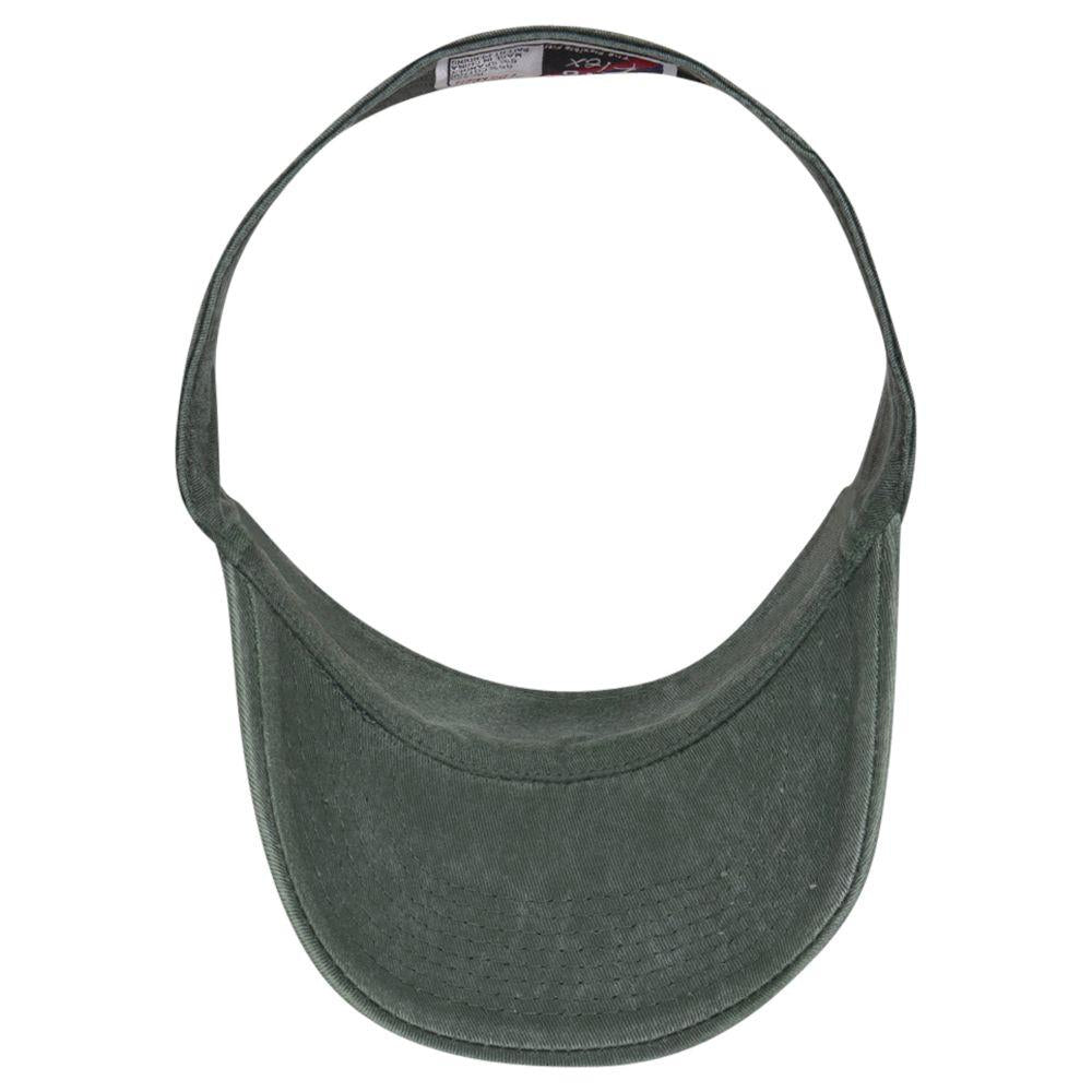 Inside View of 017 - Dk. Green OTTO CAP "OTTO FLEX" Fitted Sun Visor