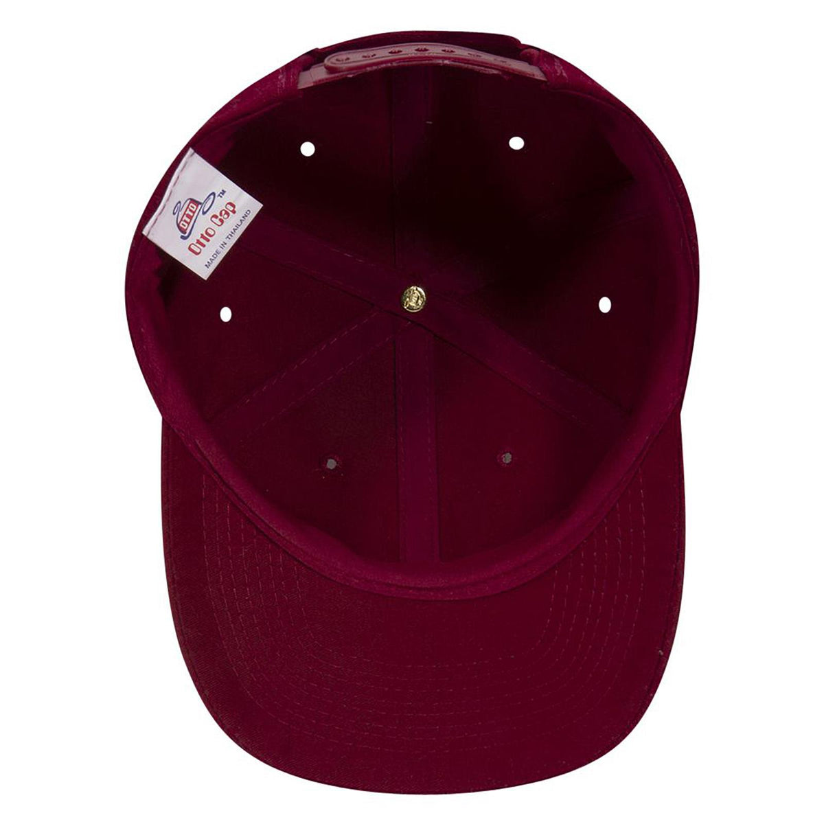 Inside View of 019 - Burg. Marn OTTO CAP 6 Panel Low Profile Baseball Cap