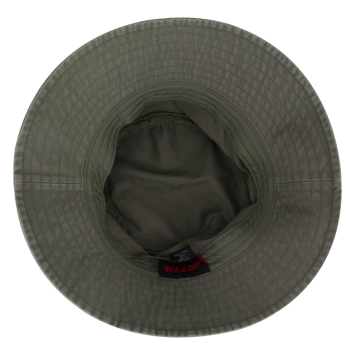 Inside View of 021 - Ol. Green OTTO CAP Bucket Hat