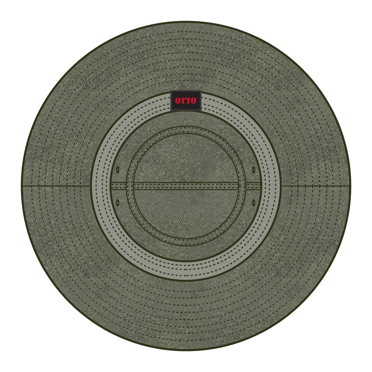 Inside View of 021 - Ol. Green OTTO CAP Bucket Hat