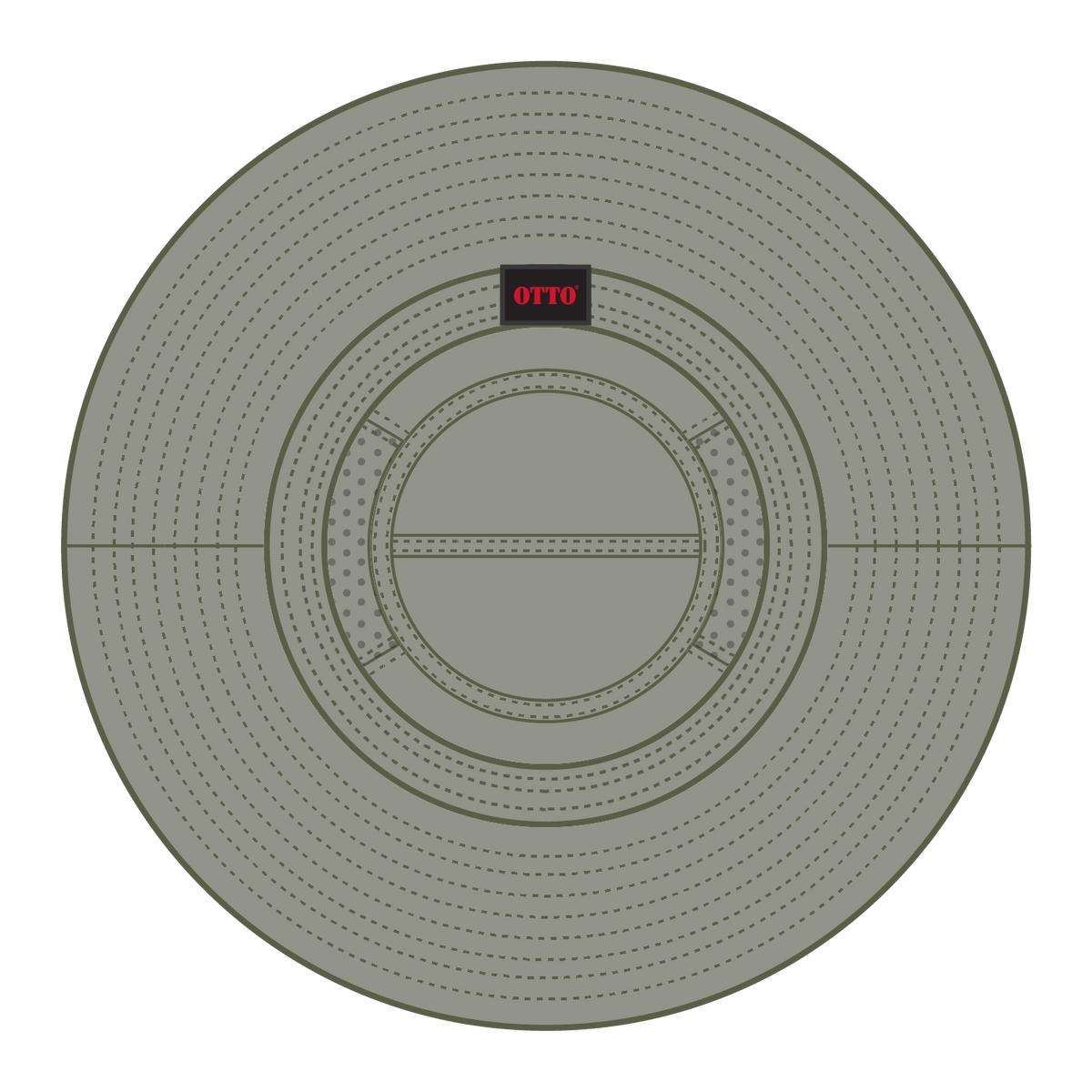 Inside View of 021 - Ol. Green OTTO CAP Bucket Hat