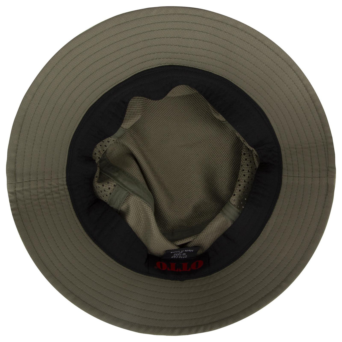 Inside View of 021 - Ol. Green OTTO CAP Bucket Hat