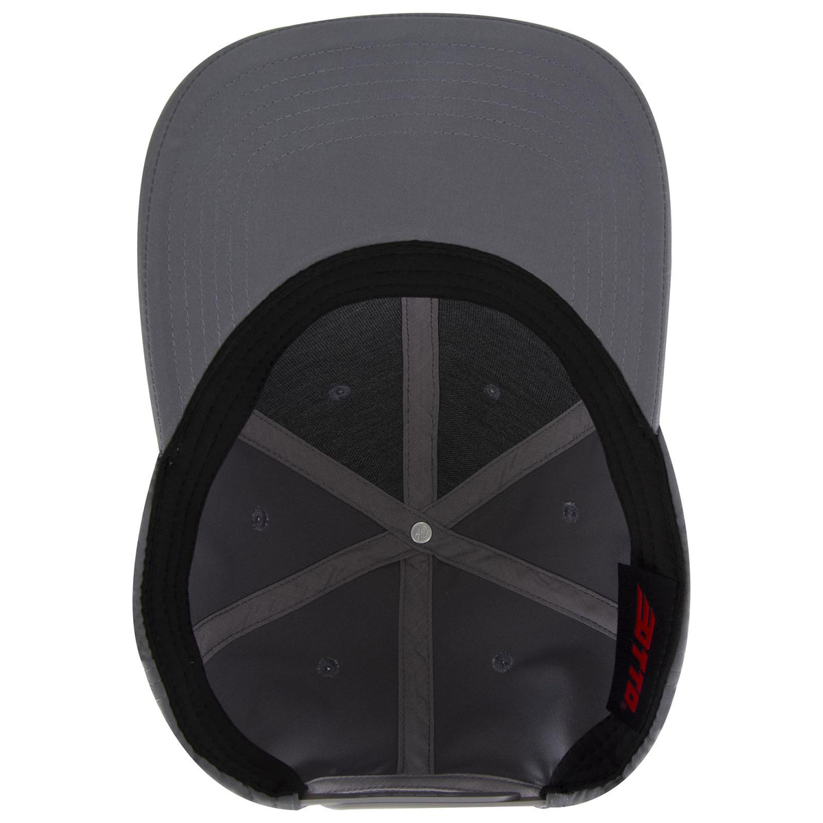 Inside View of 025 - Char. Gray OTTO CAP 6 Panel Low Profile Baseball Cap