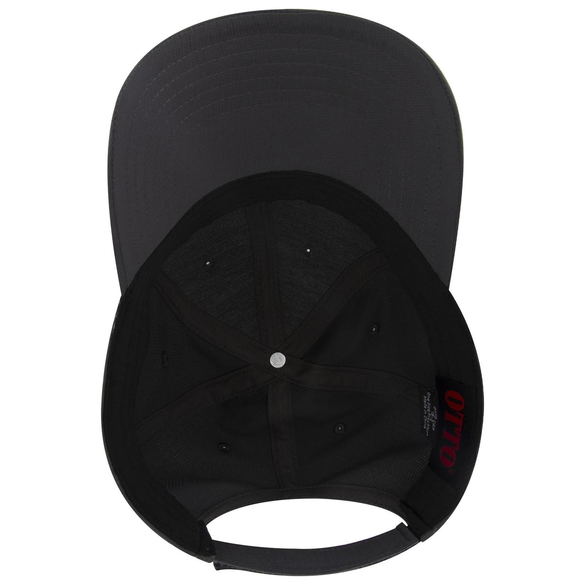 Inside View of 025 - Char. Gray OTTO CAP 6 Panel Low Profile Baseball Cap