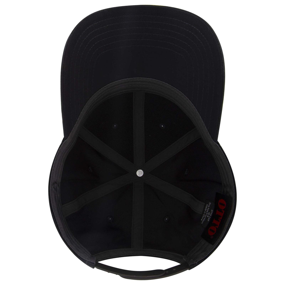 Inside View of 025 - Char. Gray OTTO CAP 6 Panel Low Profile Baseball Cap