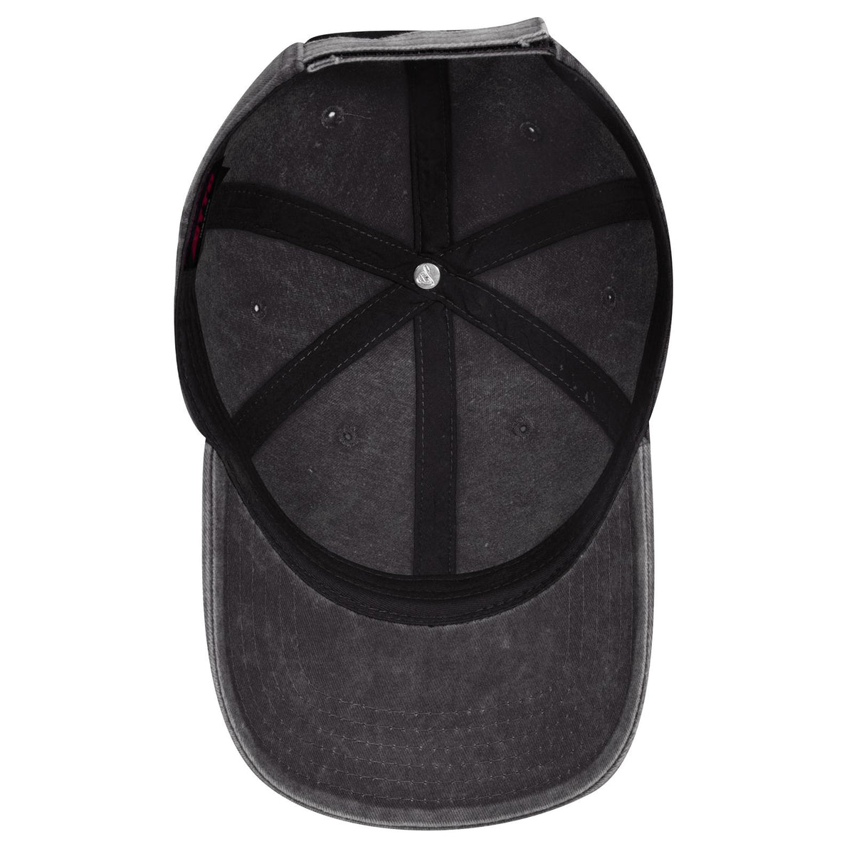 Inside View of 025 - Char. Gray OTTO CAP 6 Panel Low Profile Dad Hat