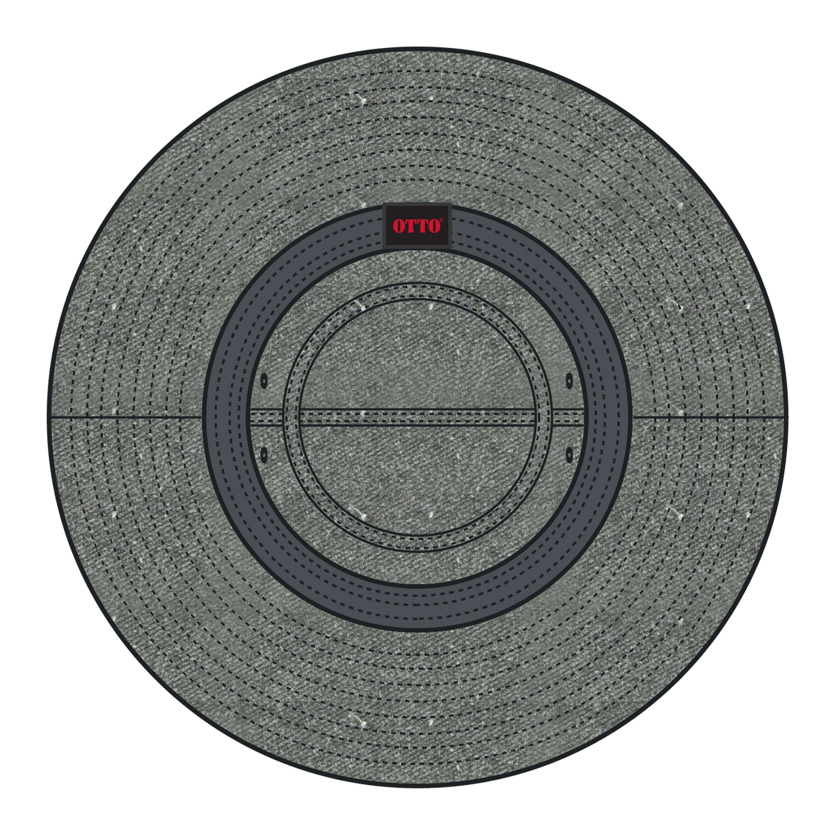 Inside View of 025 - Char. Gray OTTO CAP Bucket Hat