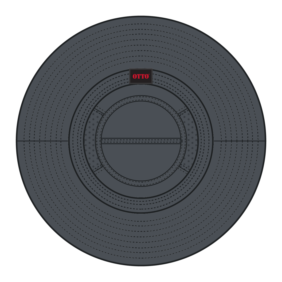 Inside View of 025 - Char. Gray OTTO CAP Bucket Hat