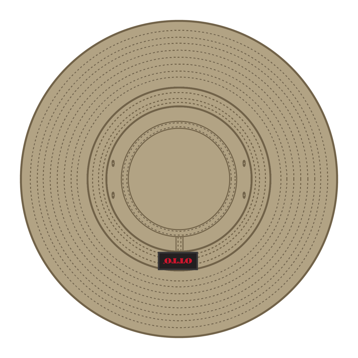 Inside View of 032 - Khaki OTTO CAP Boonie Hat