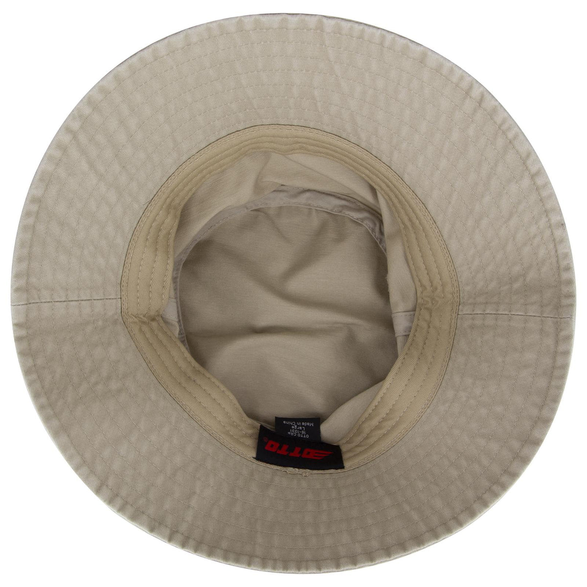 Inside View of 032 - Khaki OTTO CAP Bucket Hat