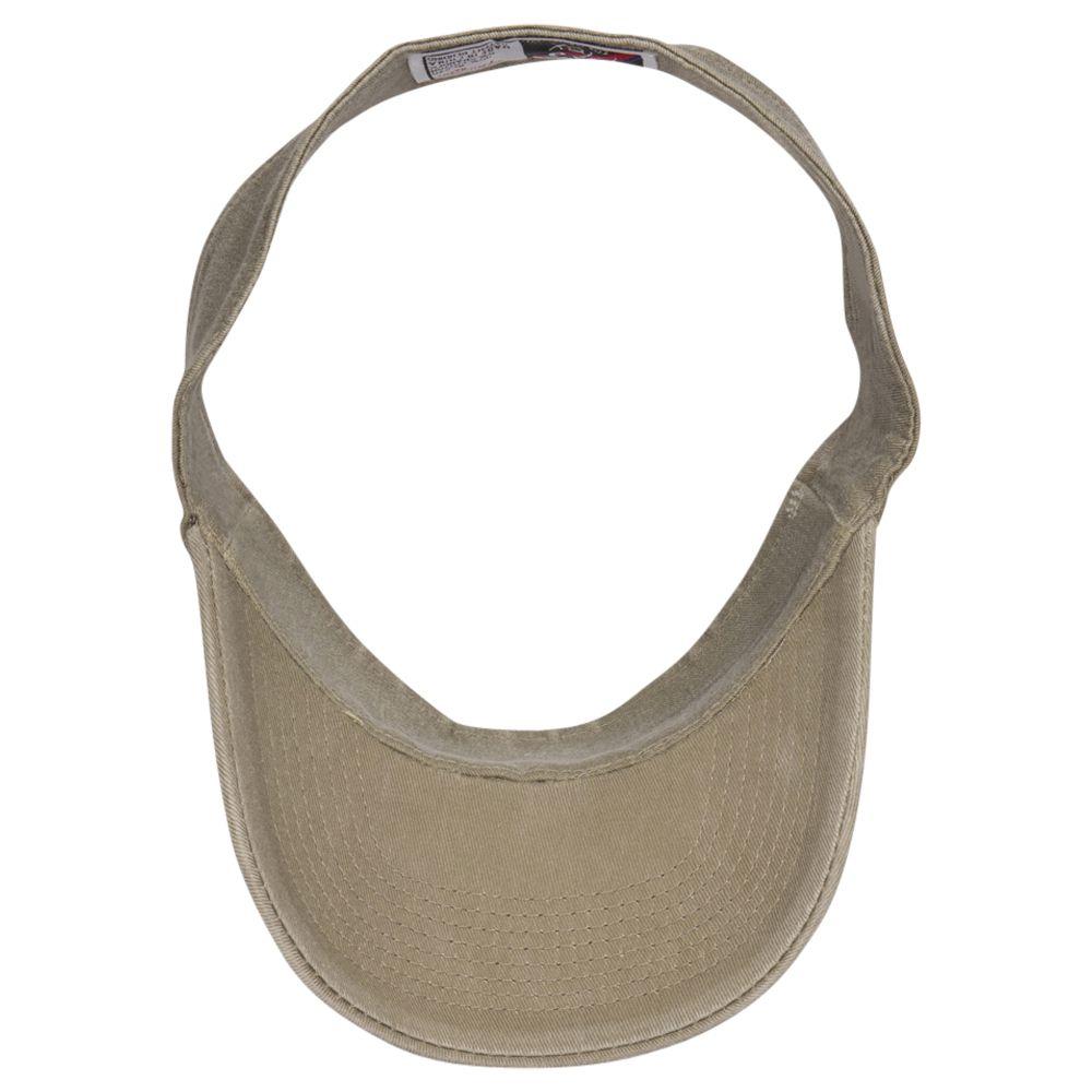 Inside View of 032 - Khaki OTTO CAP "OTTO FLEX" Fitted Sun Visor