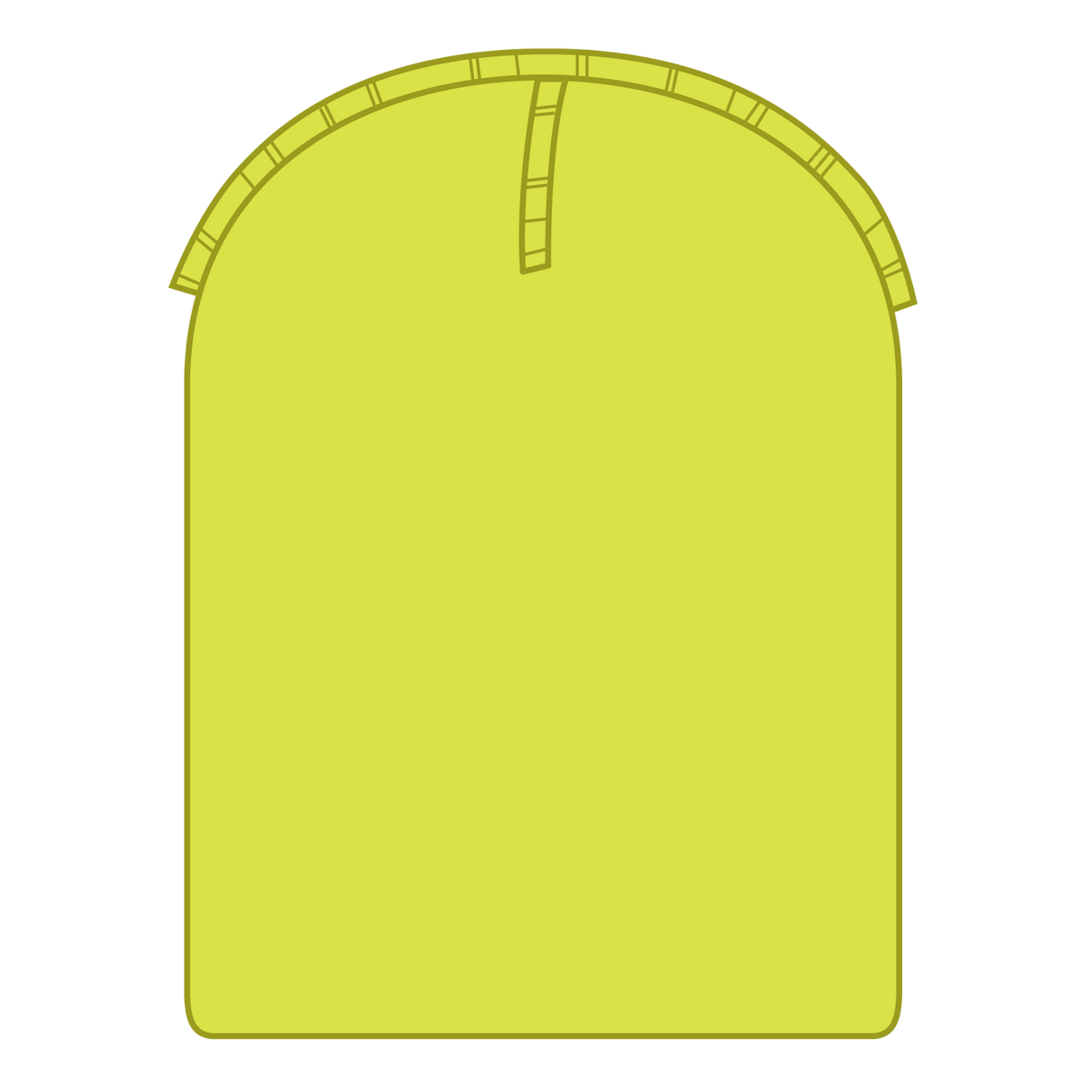 Inside View of 040 - N. Yellow OTTO CAP 9 1/2" Premium Rib Knit Beanie