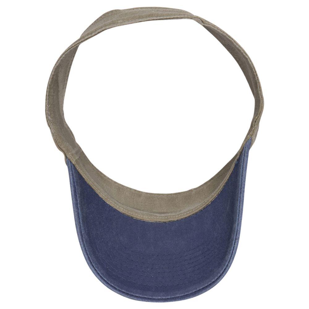 Inside View of 0432 - Nvy/Kha OTTO CAP "OTTO FLEX" Fitted Sun Visor