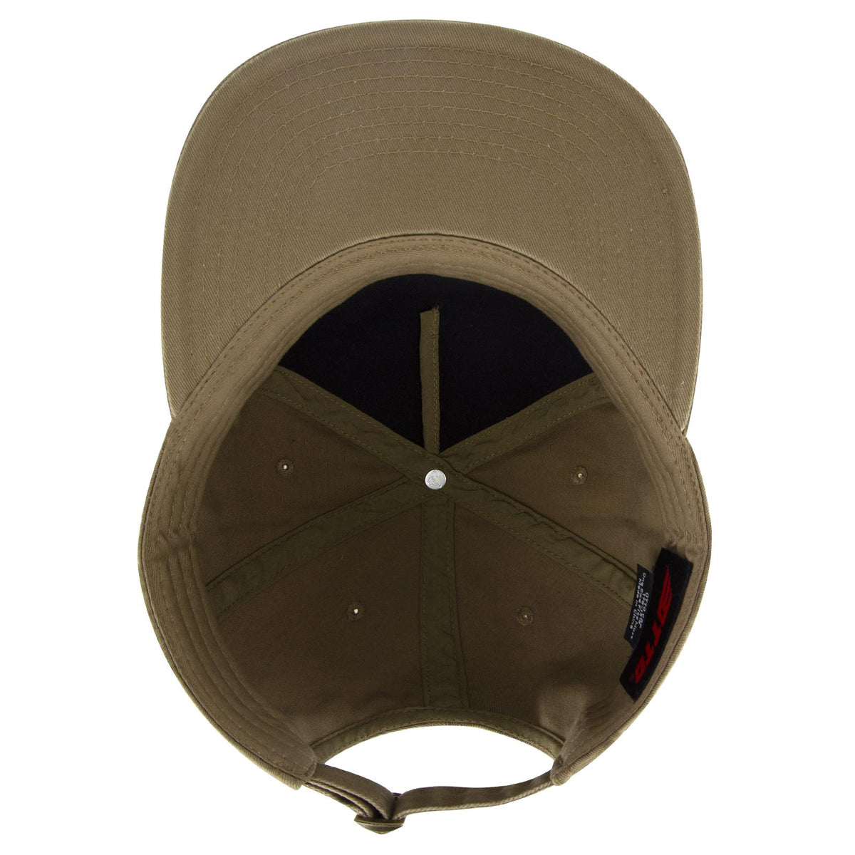 Inside View of 084 - Coyote Brown OTTO CAP 5 Panel Low Profile Dad Hat