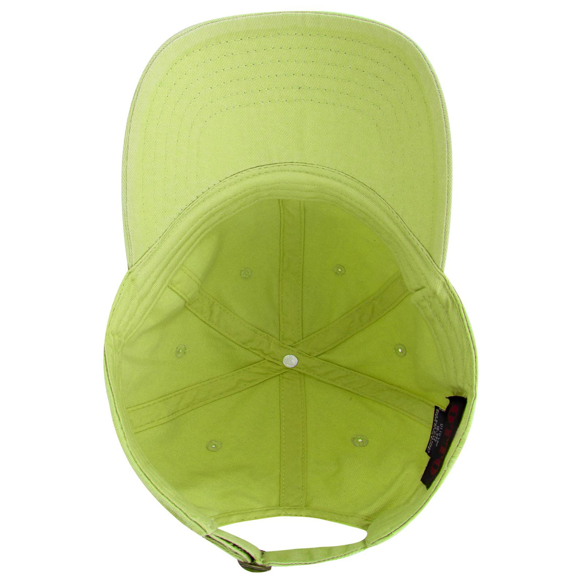 Inside View of 088 - N. Green OTTO CAP 6 Panel Low Profile Dad Hat