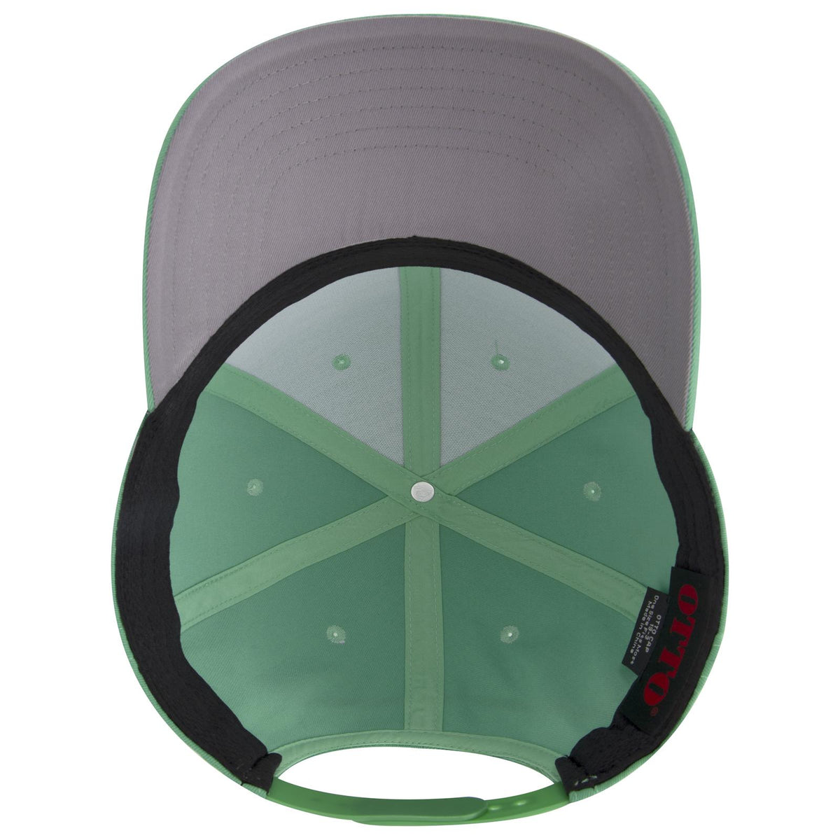 Inside View of 091 - Cactus Green OTTO CAP 6 Panel Low Profile Baseball Cap