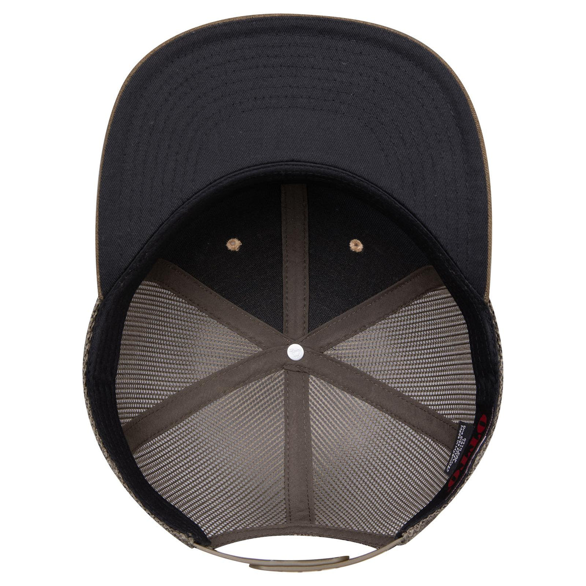 Inside View of 8311283 - Ml Grn/Crk/Ml Grn OTTO CAP "OTTO SNAP" 6 Panel Pro Style Mesh Back Trucker Snapback Hat