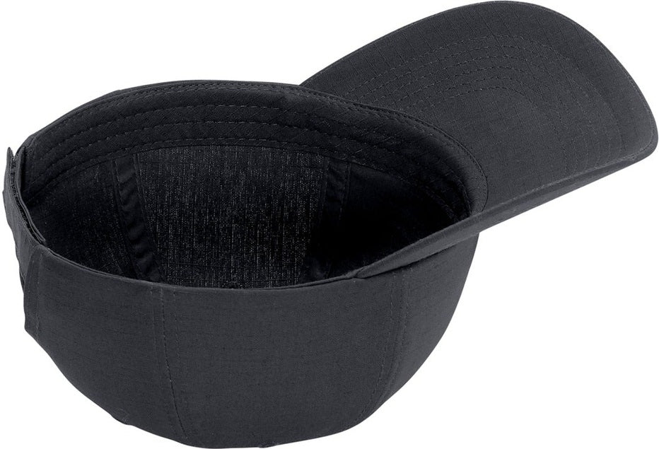 Inside View of Grey Steel Port Authority Ripstop Cap C940