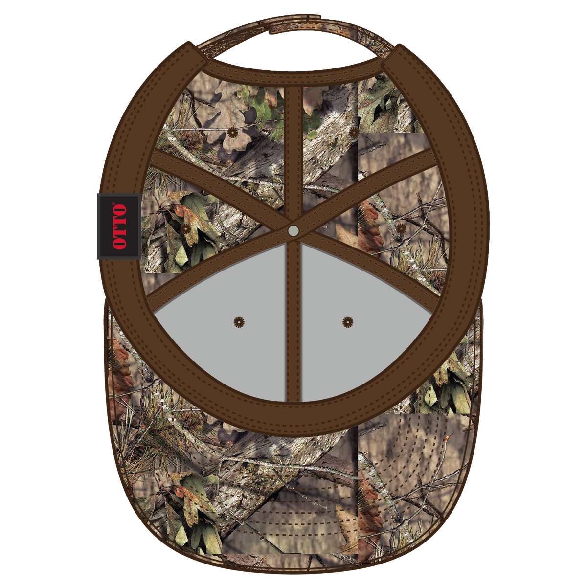 Inside View of MO2 - Break Up Country OTTO CAP Mossy Oak Camouflage 6 Panel Low Profile Baseball Cap
