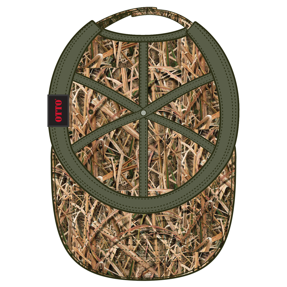 Inside View of MO4 - Shadow Grass Blades OTTO CAP Mossy Oak Camouflage 6 Panel Low Profile Dad Hat