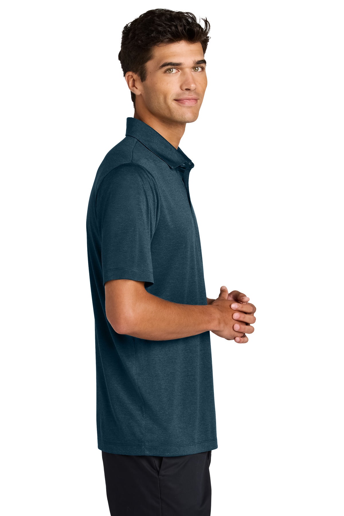 InsigBlHtr Mercer+Mettle Recharge Jersey Polo MM1020