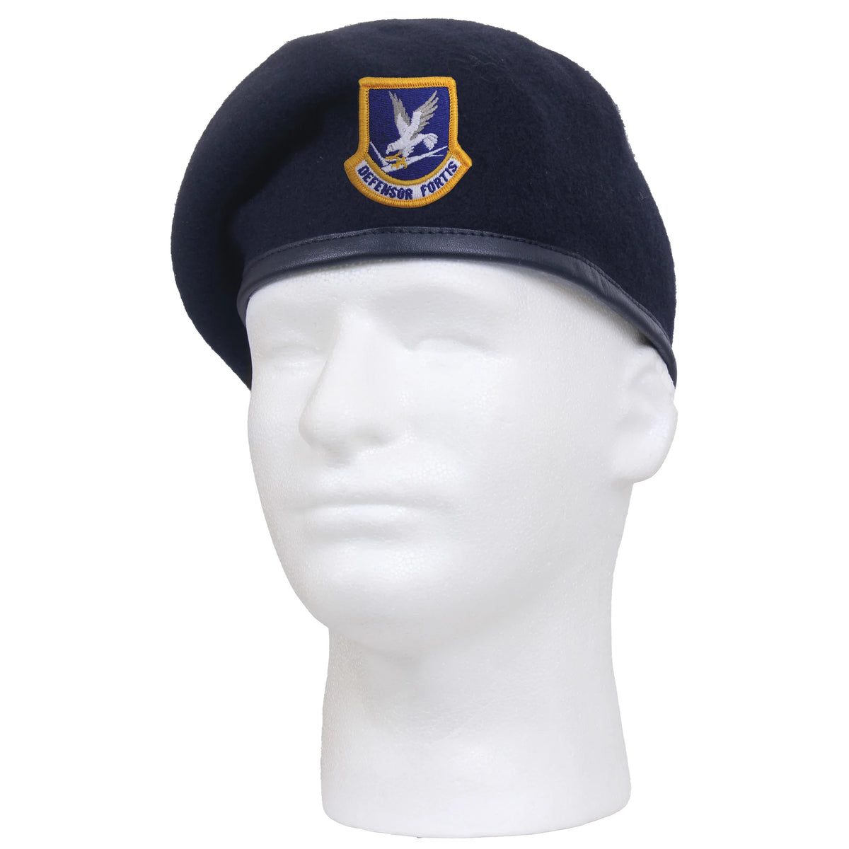 Inspection Ready Beret with Usaf Flash - Midnight Navy Blue