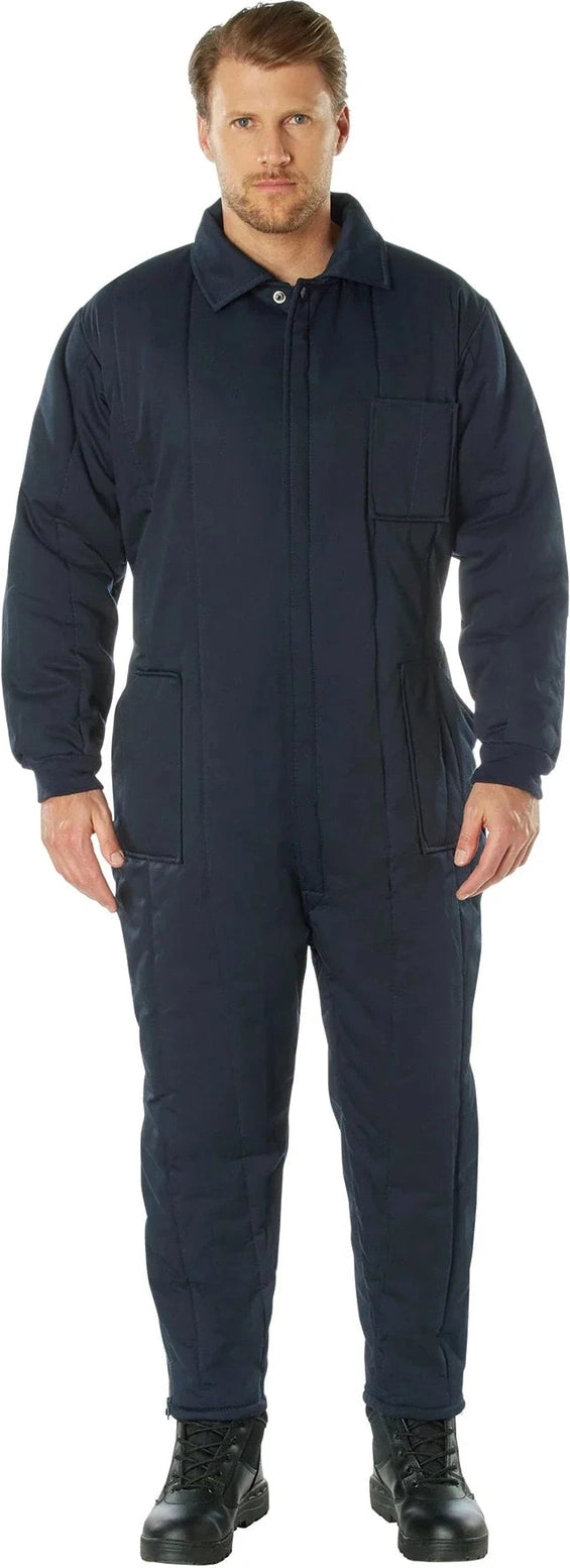 Insulated Coveralls - Navy Blue / s