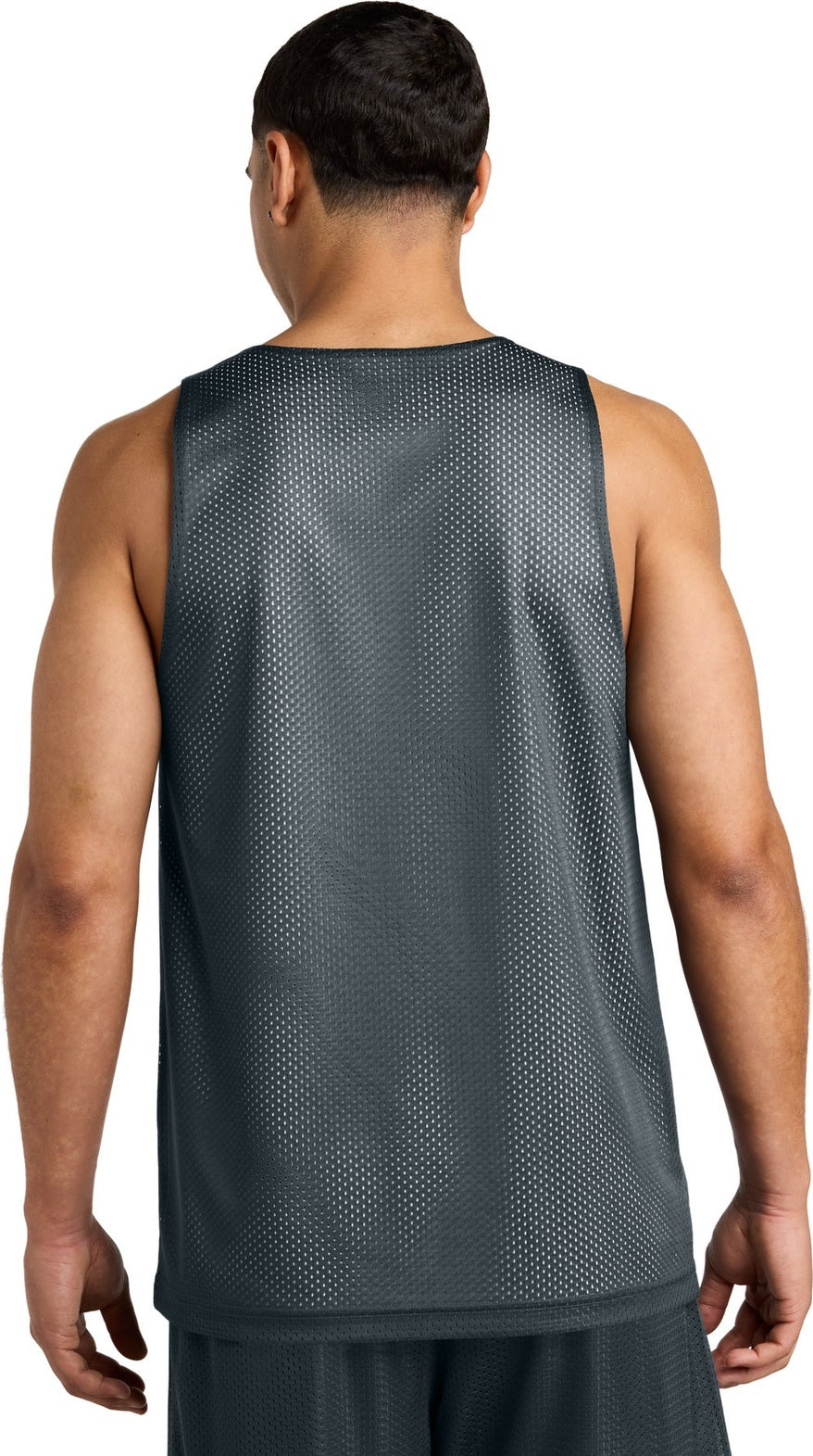 IrGy/White Sport-Tek PosiCharge Reversible Mesh Tank ST5000
