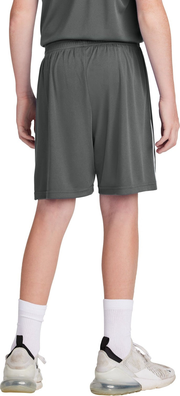 IrGy/White Sport-Tek Youth Competitor United 5" Short YST103