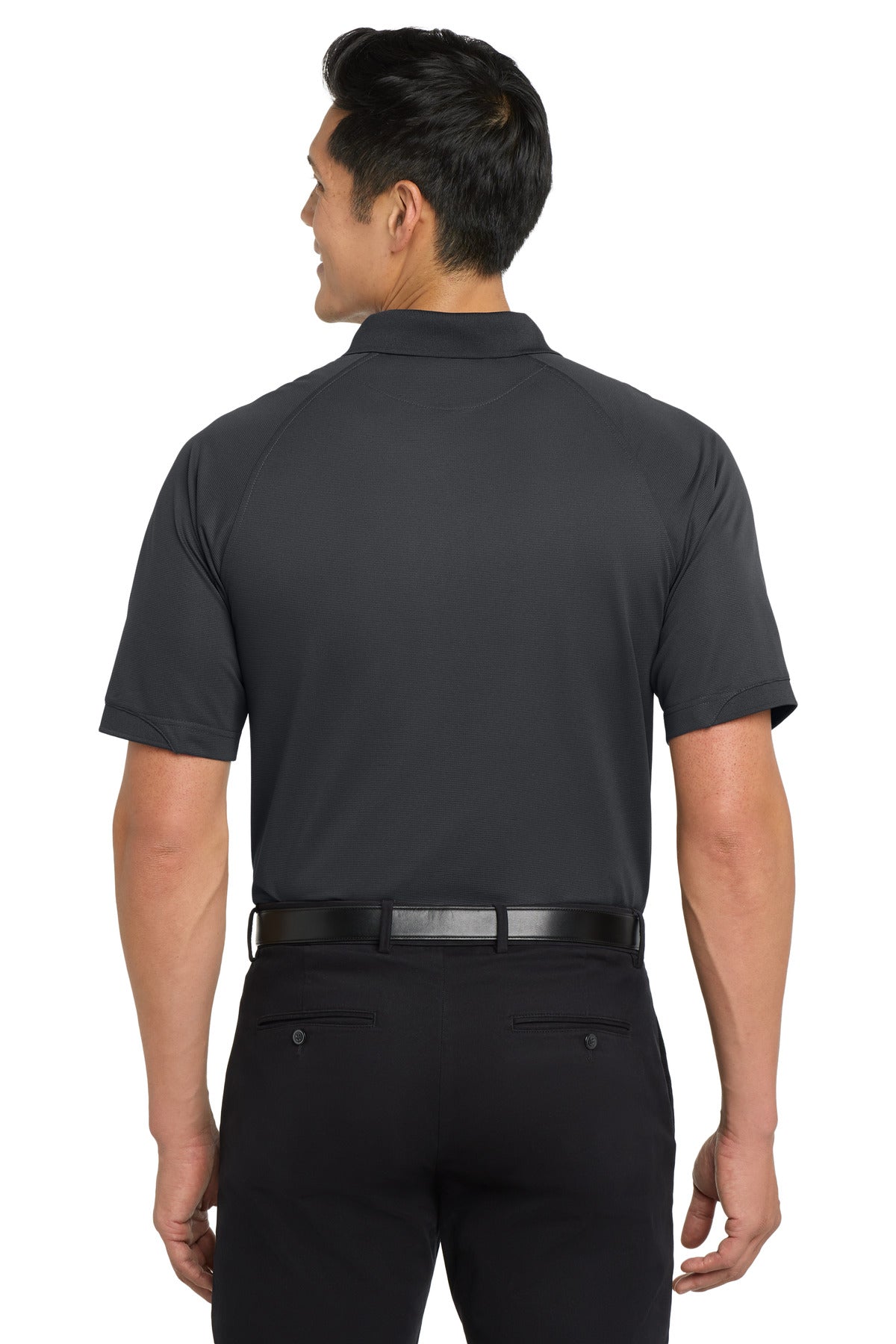 Iron Grey Port Authority Tall Dry Zone Ottoman Polo. TLK525