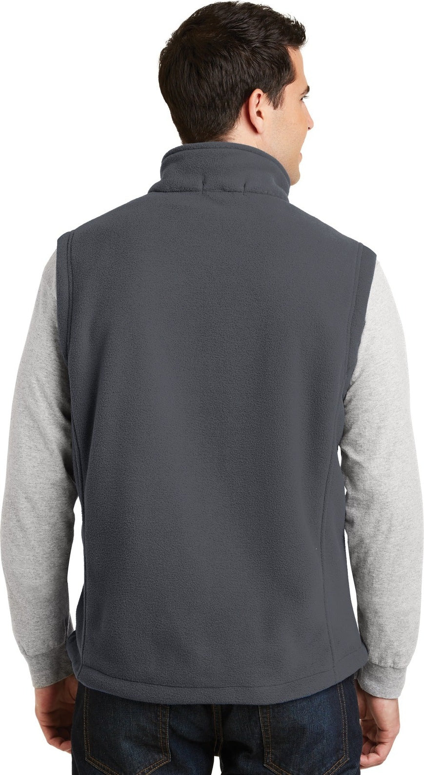 Iron Grey Port Authority Value Fleece Vest. F219
