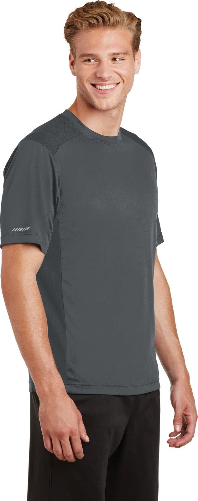 Iron Grey Sport-Tek PosiCharge Elevate Tee. ST380