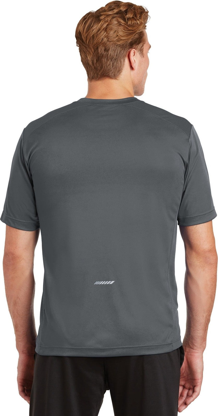 Iron Grey Sport-Tek PosiCharge Elevate Tee. ST380