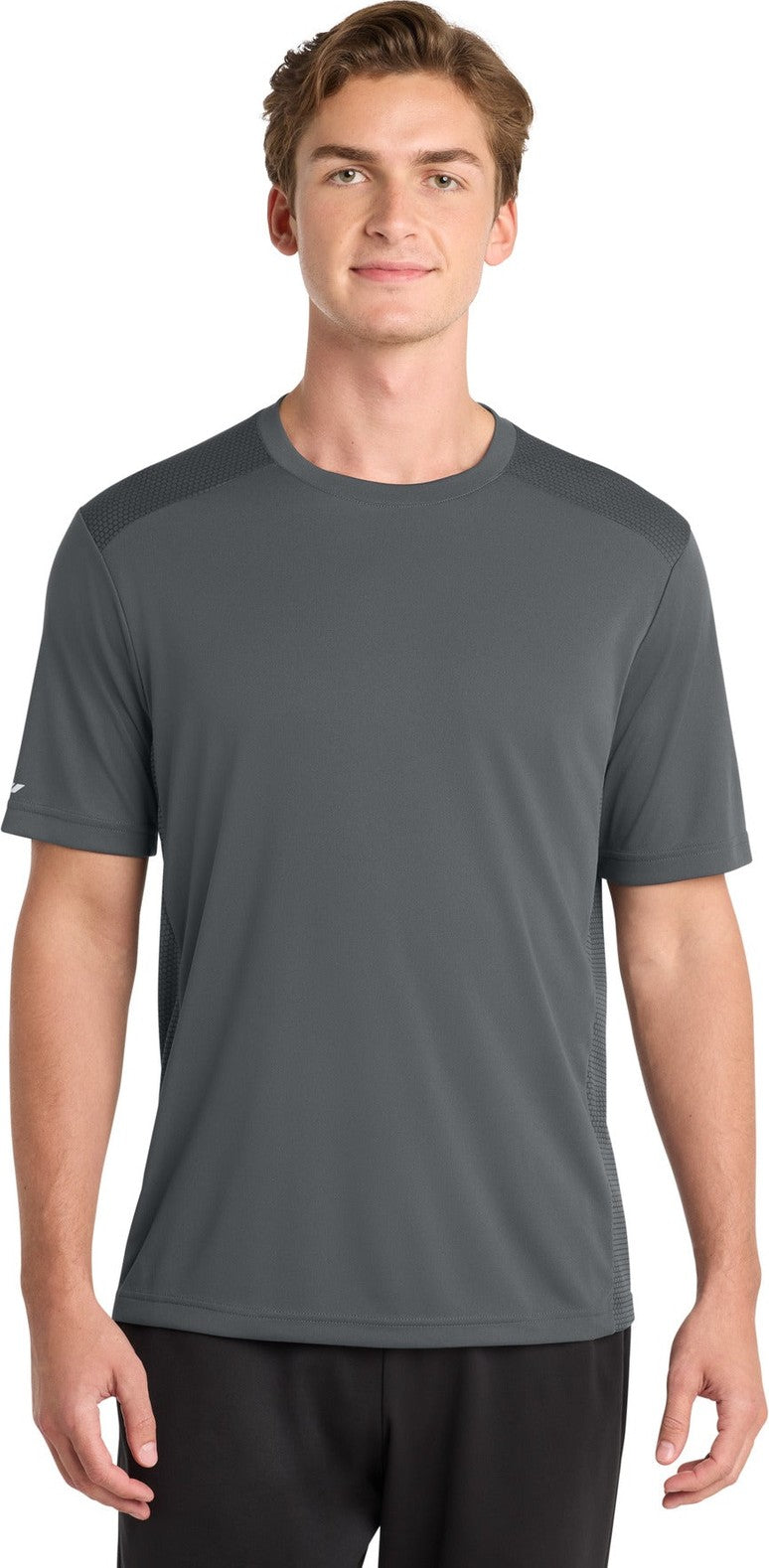 Iron Grey Sport-Tek PosiCharge Elevate Tee. ST380