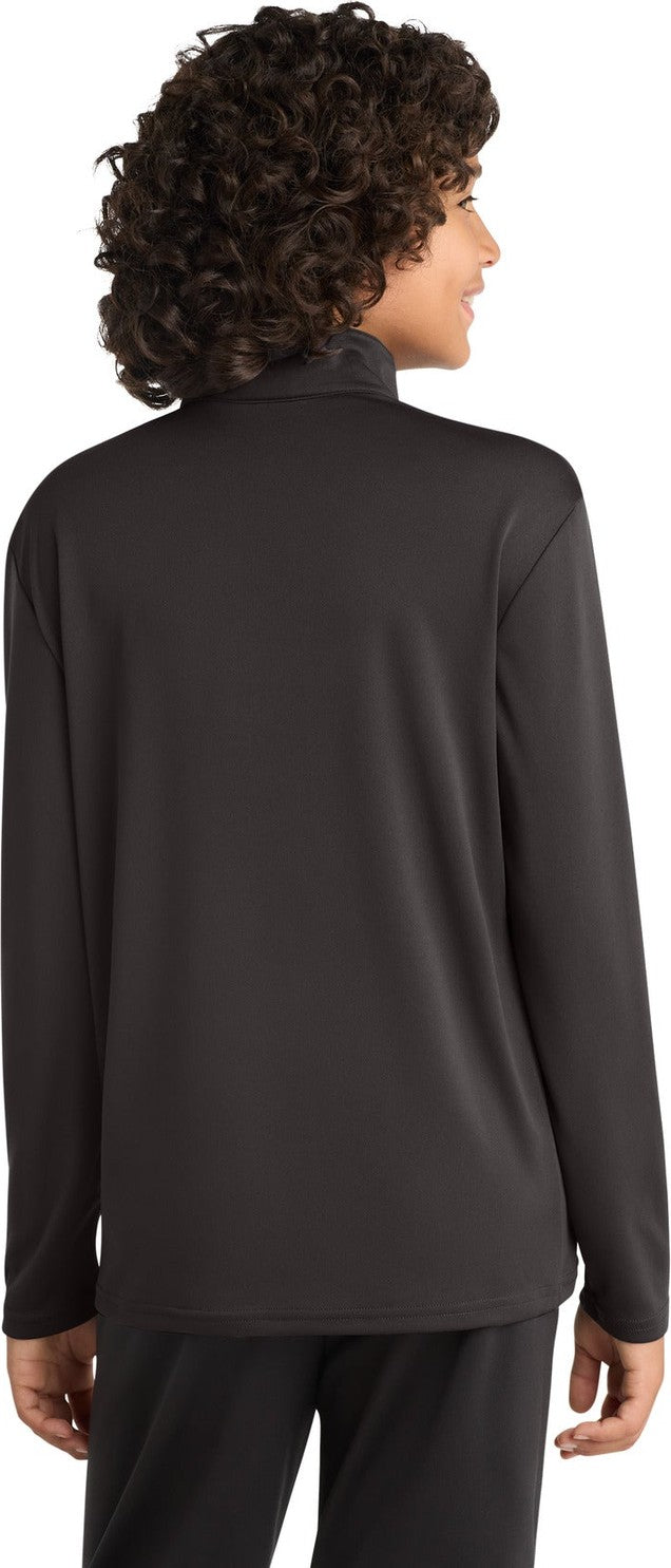 Iron Grey Sport-Tek Youth PosiCharge Competitor 1/4-Zip Pullover. YST357