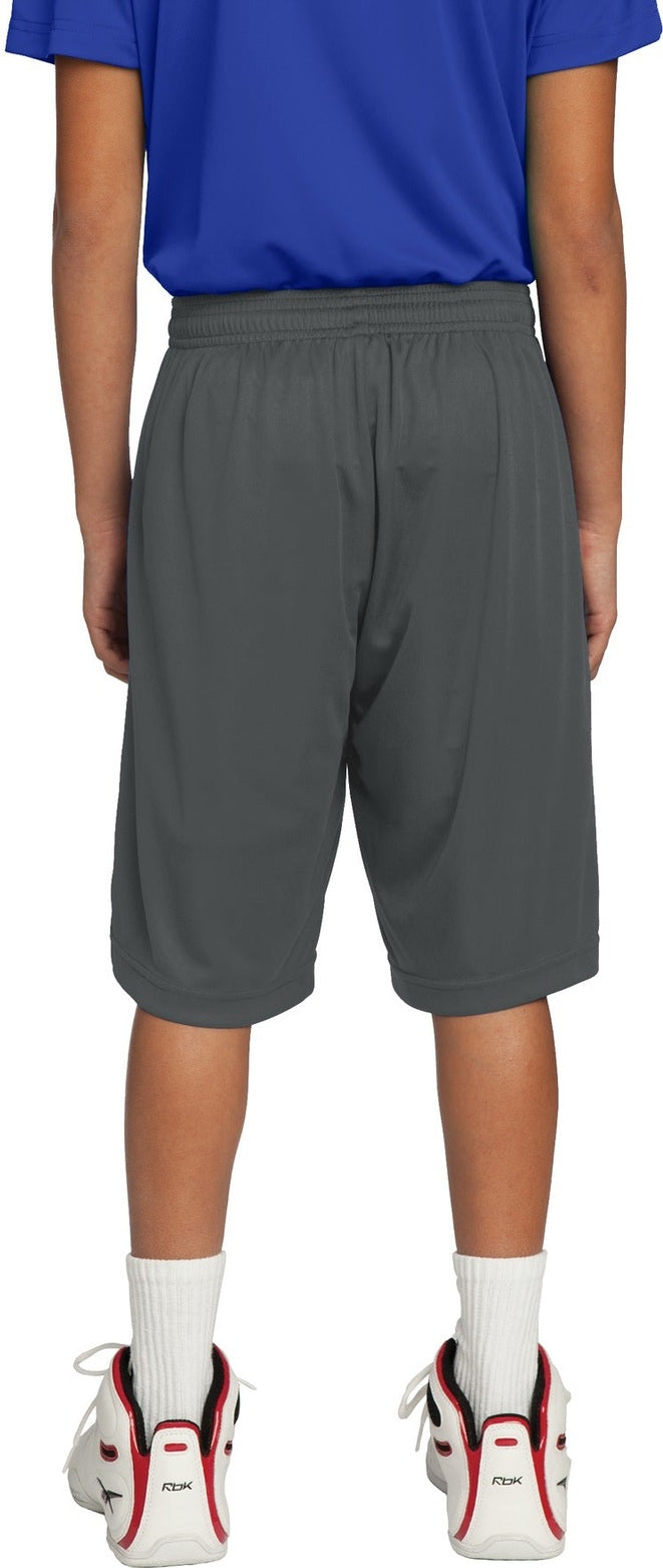 Iron Grey Sport-Tek Youth PosiCharge Competitor Short. YST355