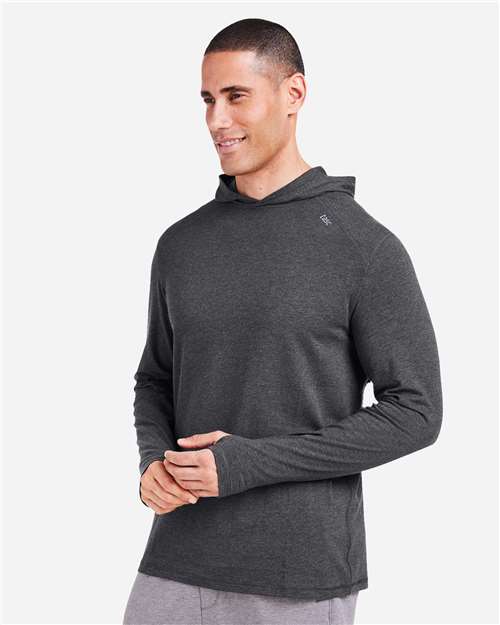 Iron Heather Carrollton Lightweight Hooded Long Sleeve T-Shirt - TM405H