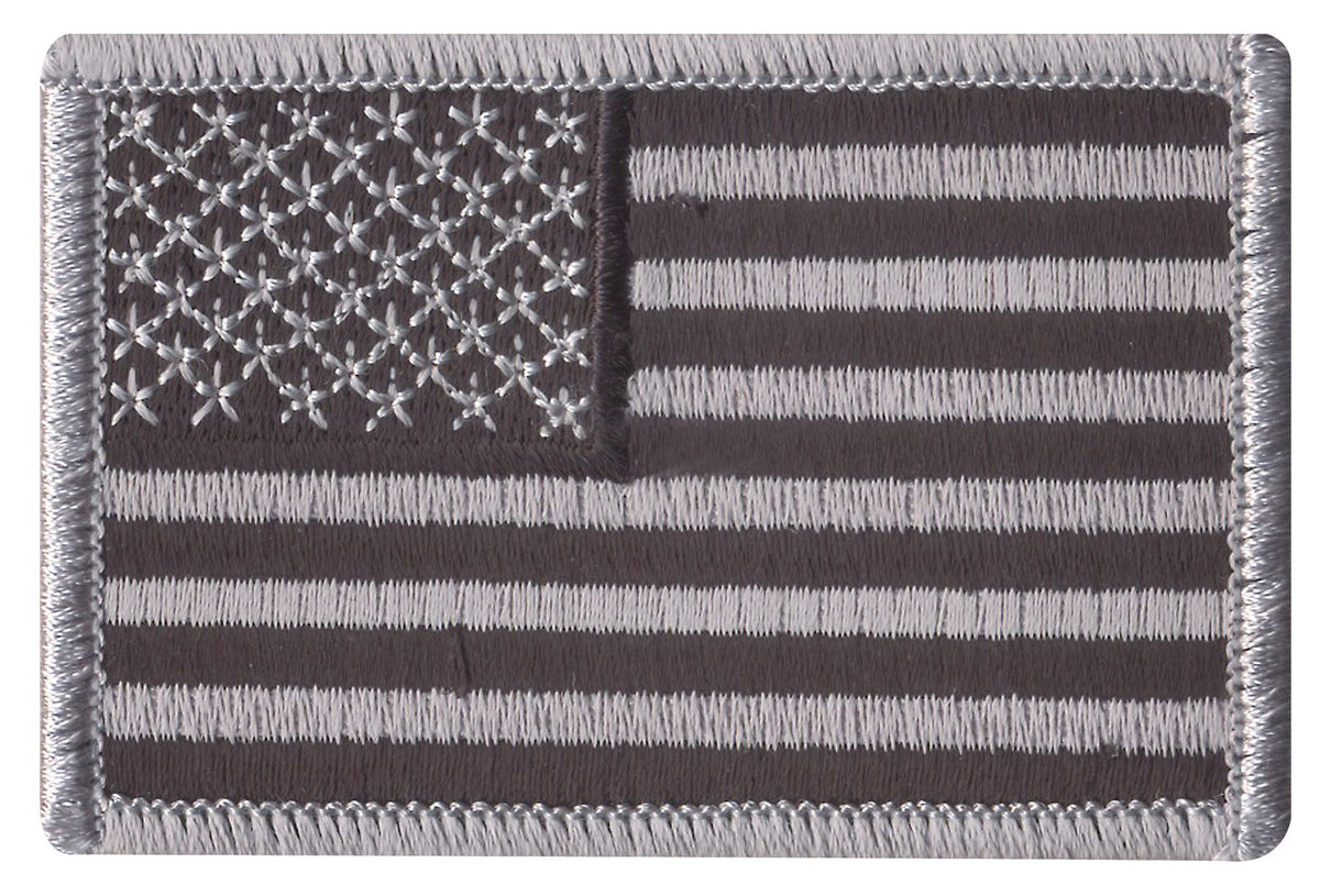Iron on / Sew Embroidered us Flag Patch