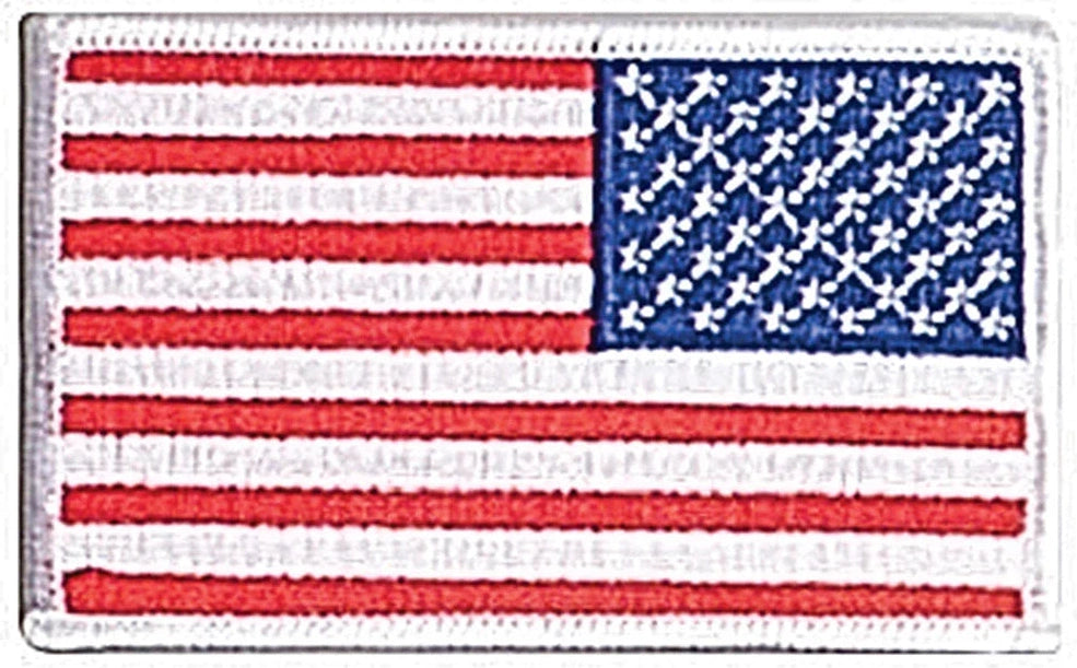 Iron on / Sew Embroidered us Flag Patch