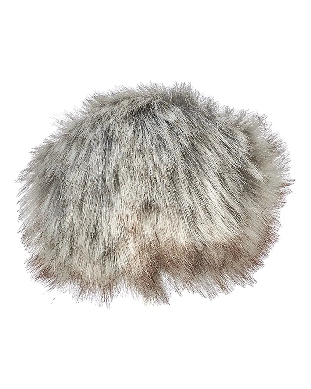 J. America 5010ja Swapable Beanie Pom - White Gray - one Size Fits Most