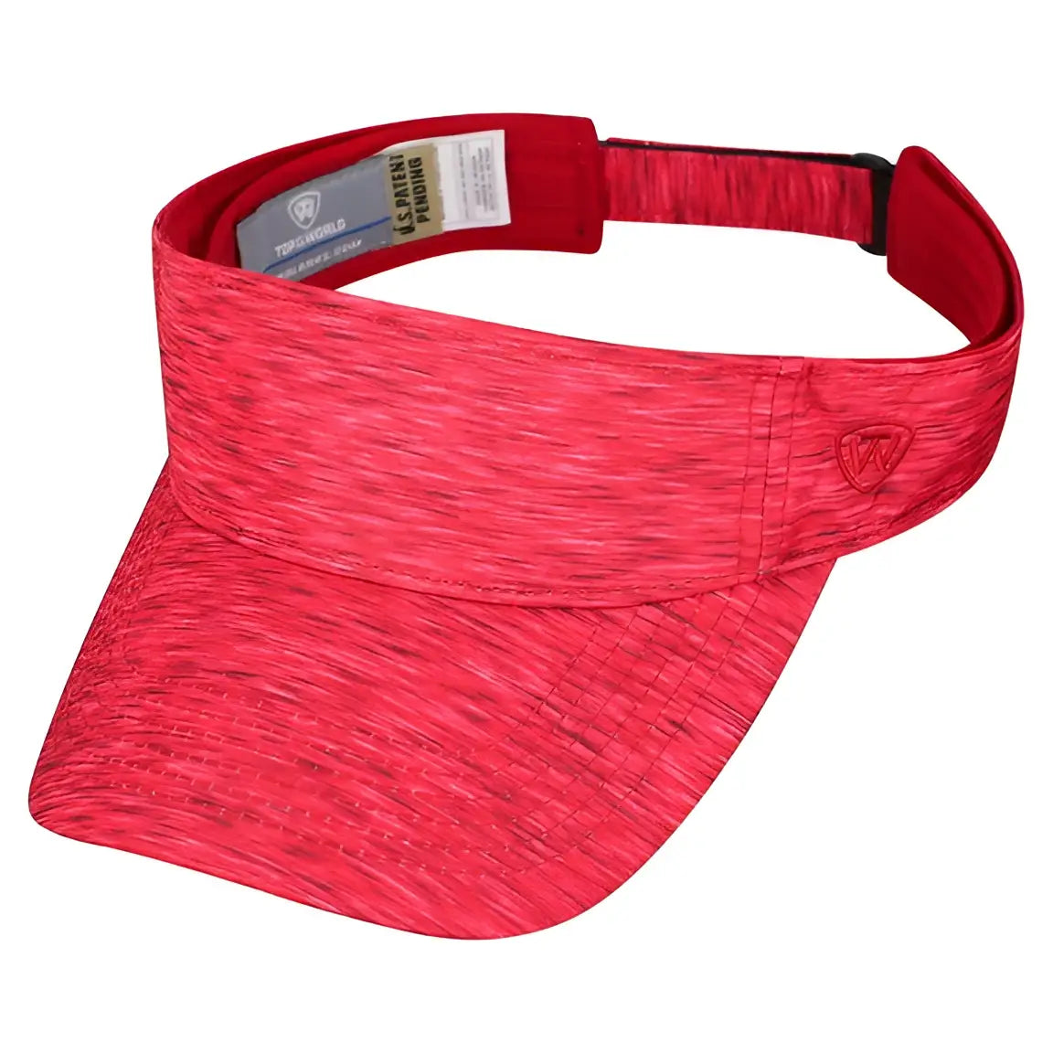 J. America 5501j Energy Visor - 5501 - Red - one Size Fits Most