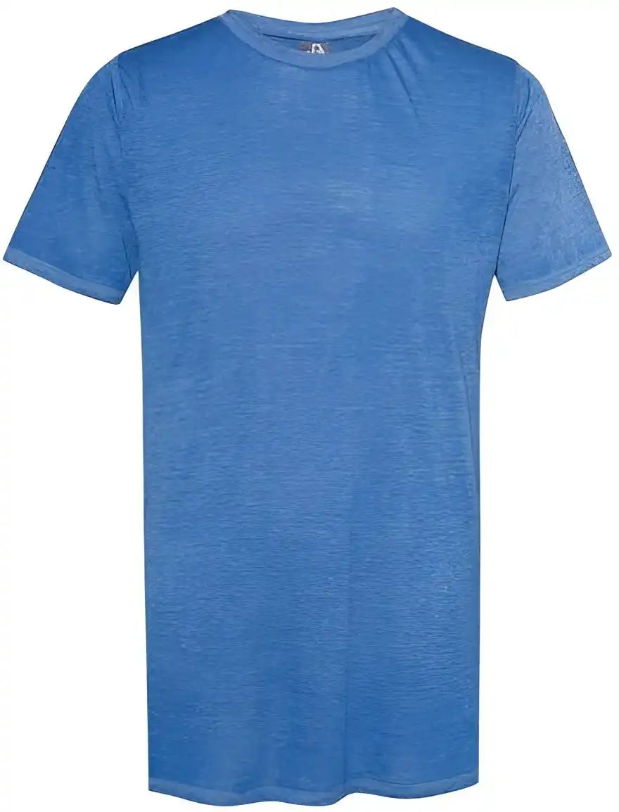 J. America 8115 Zen Jersey Short Sleeve t Shirt Twisted Royal