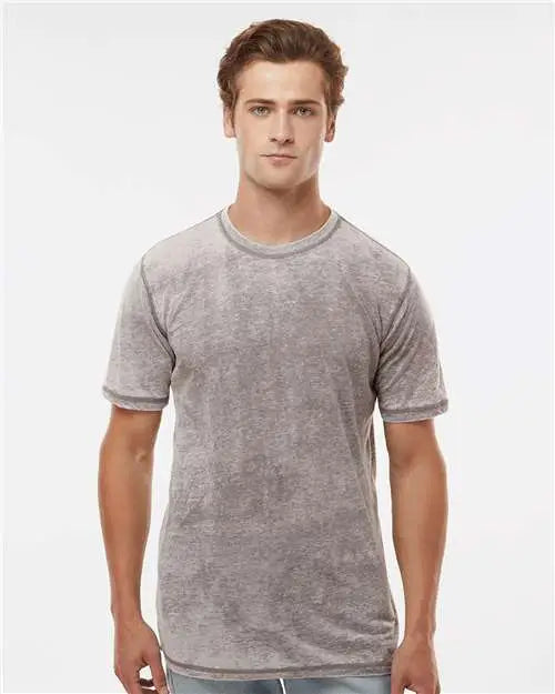 J. America 8115j Zen Jersey T-shirt - 8115 - Cement