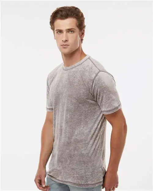 J. America 8115j Zen Jersey T-shirt - 8115 - Cement