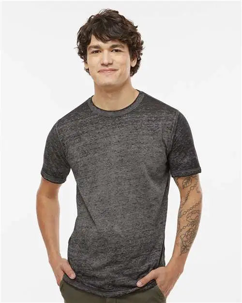 J. America 8115j Zen Jersey T-shirt - 8115 - Twisted Black